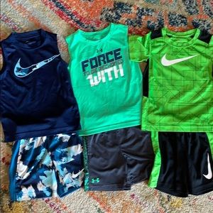 Super cool Nike & UA boys active clothing